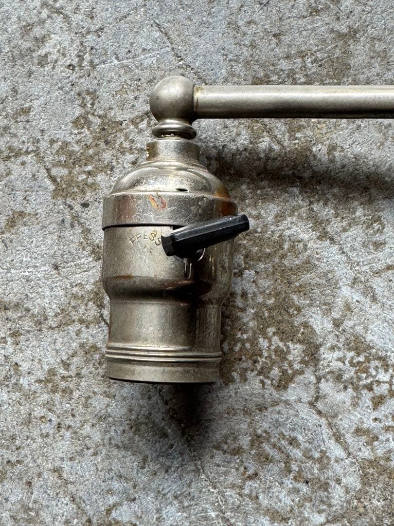 NICKEL PLATED スウィングアーム ランプ　faries