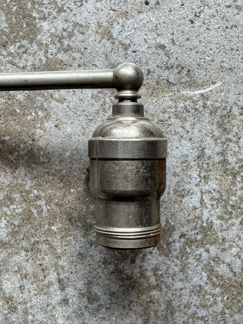 NICKEL PLATED スウィングアーム ランプ　faries