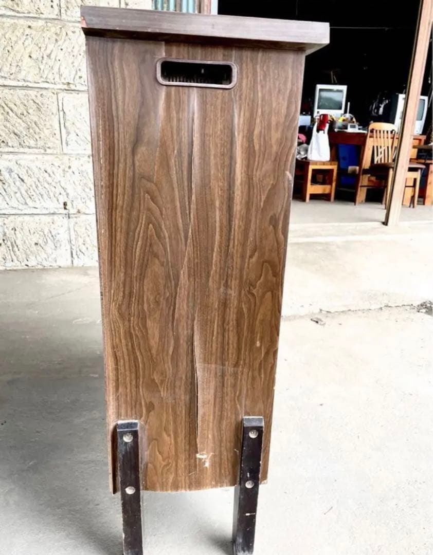 ●【昭和レトロ】NECブラウン管 希少 テレビ 木材 アンティーク ビンテージ②