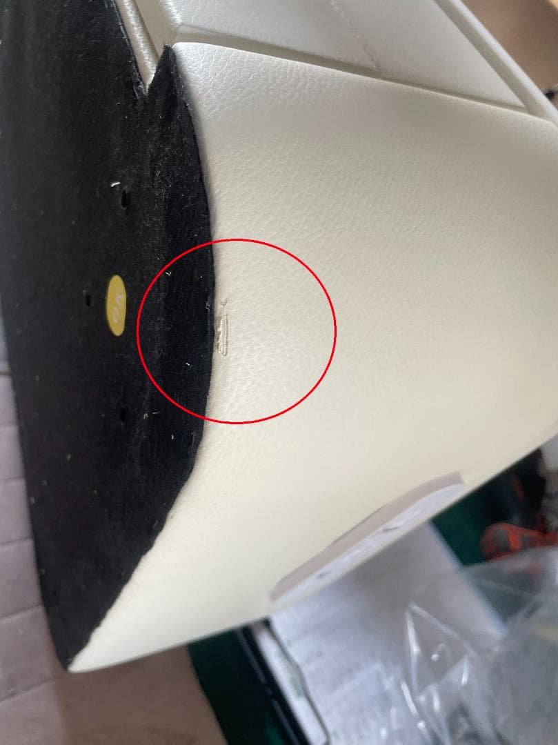 モダンホワイトドレッサー デスクのみ 訳あり品写真をご確認 204-100-06