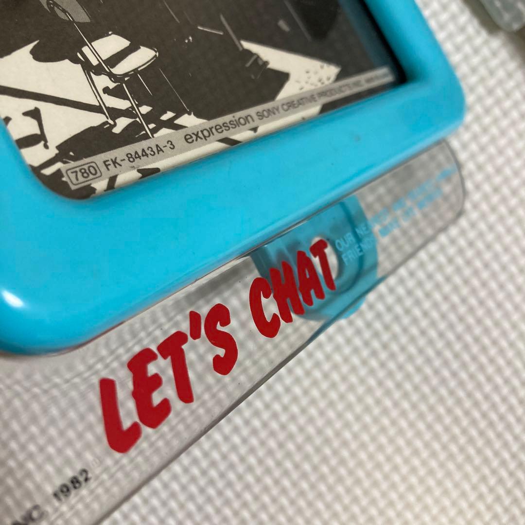 未使用1982年レッツチャット写真立て ベンジャミン日本製 let's chat