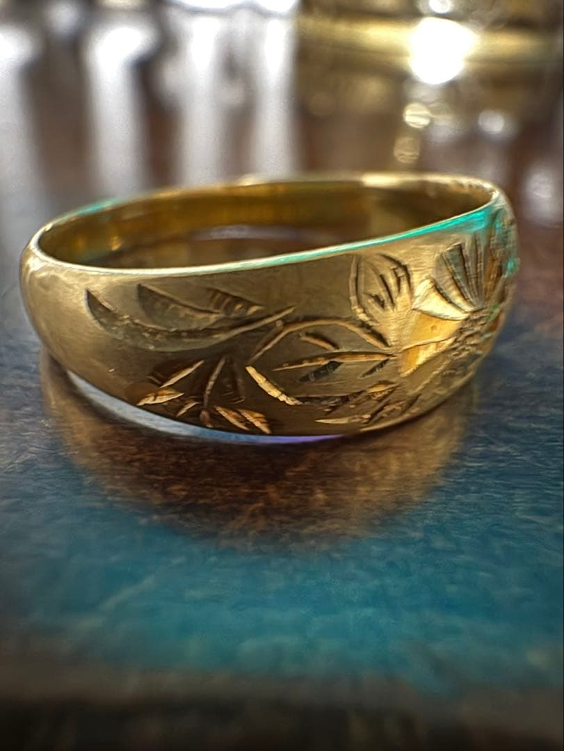 【最終値下げ】天皇陛下御在位記念指輪 k18相当 造幣局刻印有