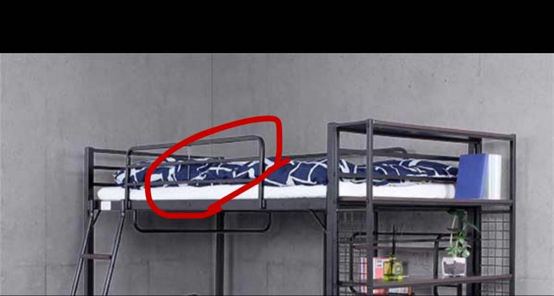 【現地引き取り限定】ロフトベッドシングルサイズ