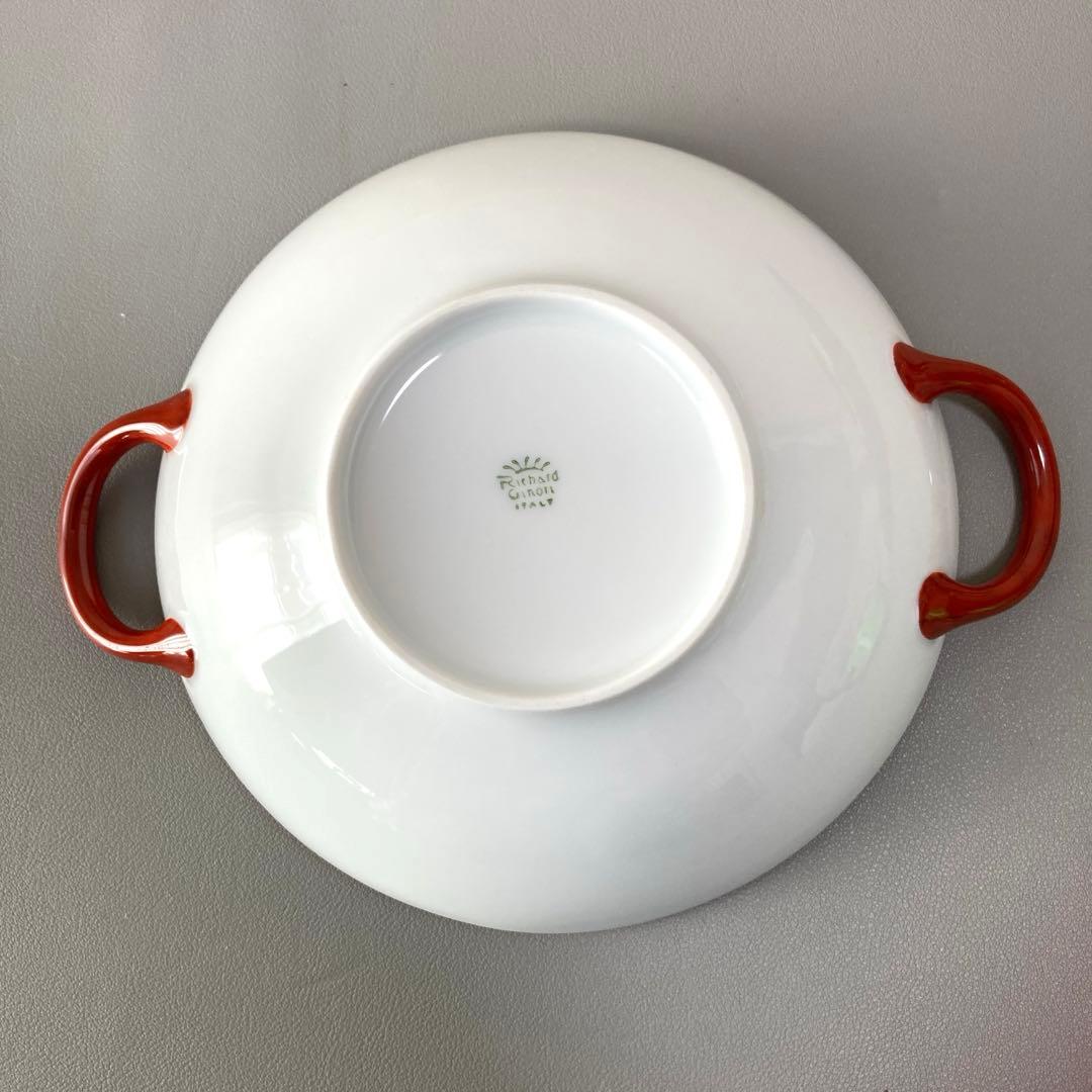 【レア品】リチャードジノリ　ファンティーニ取手付ボウル