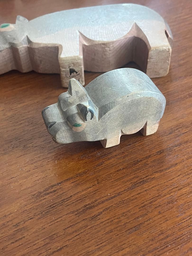 オストハイマー　カバ　親子