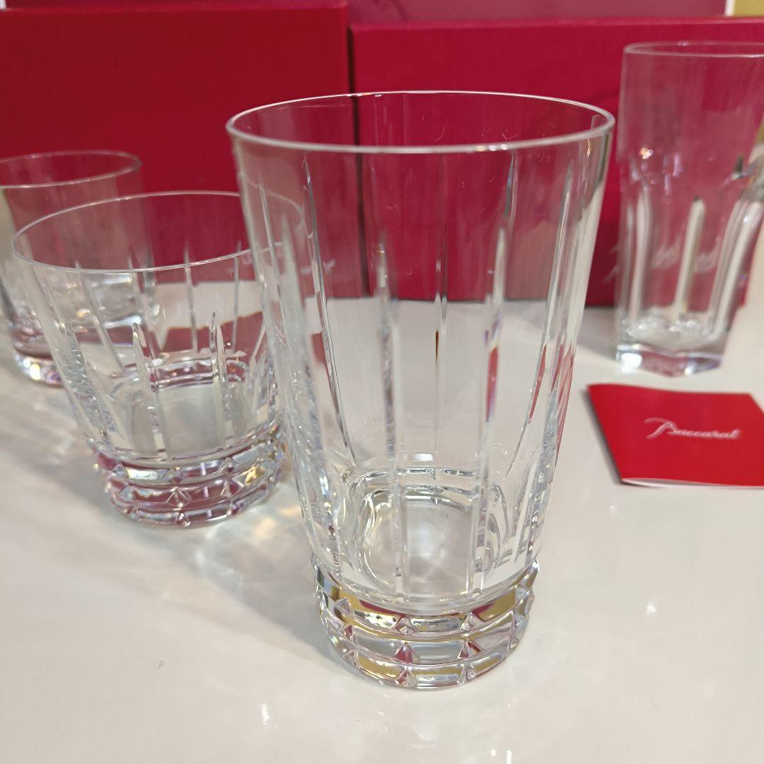 Baccaratハイボール、タンブラー４客セット（箱入り）