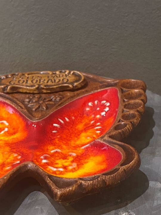 ビンテージ アンティーク 60s USAト小物 蝶 バタフライ