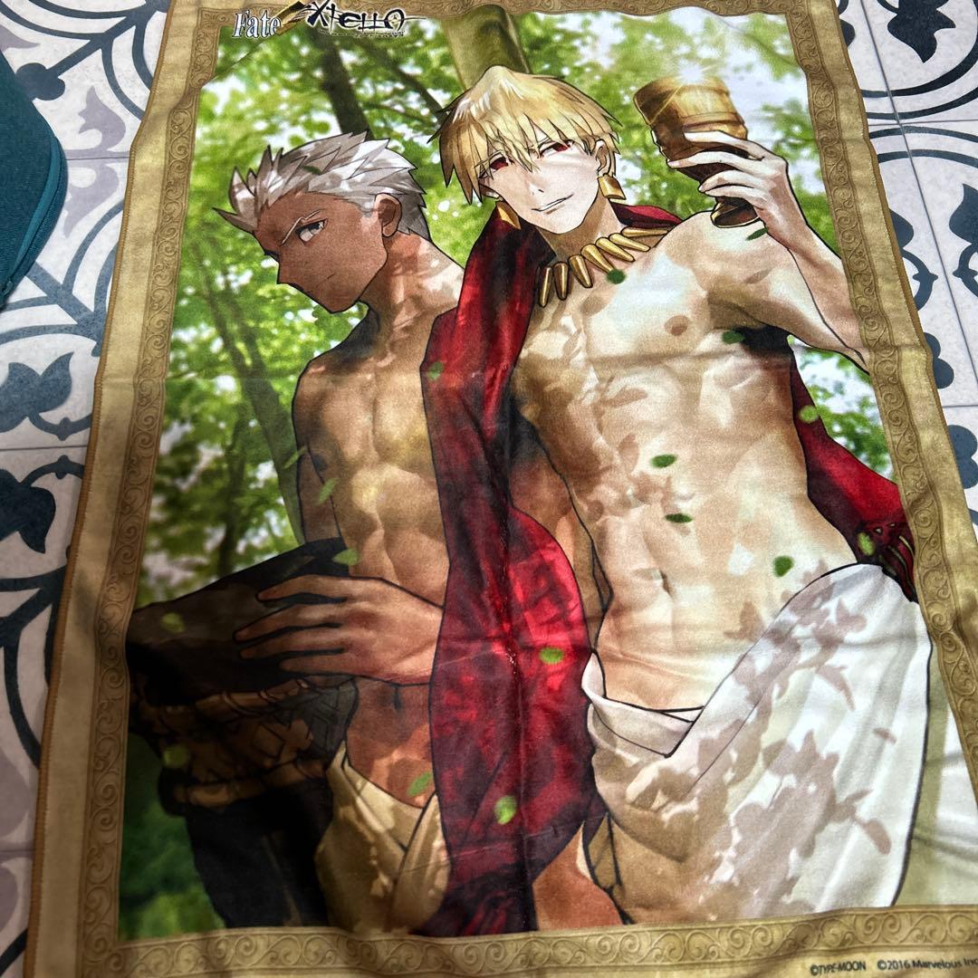 Fate/EXTELLA特典ビッグタオル ギルガメッシュ 無銘 - メルカリ