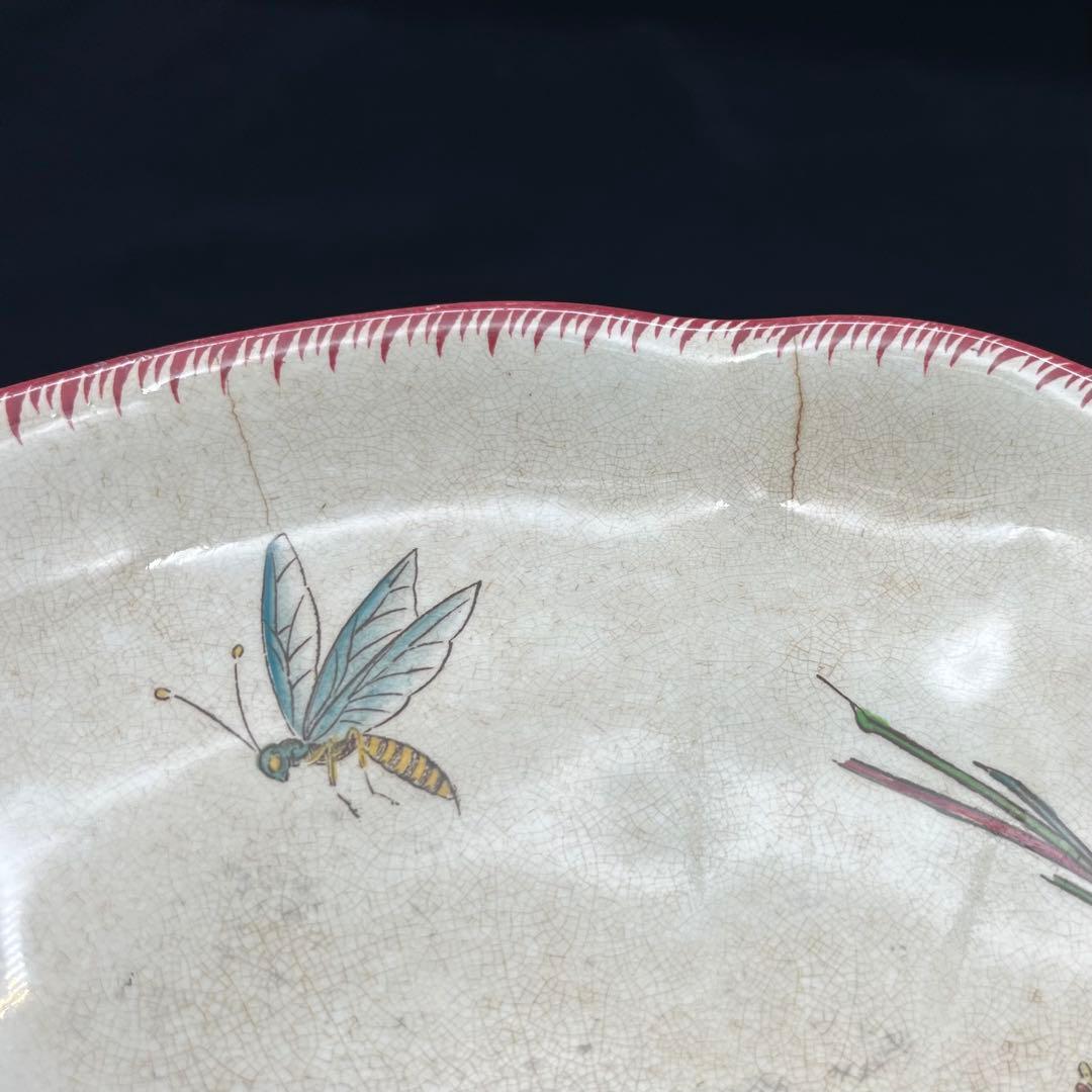 フランスアンティーク　サルグミンヌ 「PAPILLON」 コンポティエ