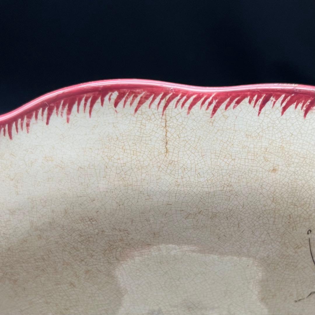 フランスアンティーク　サルグミンヌ 「PAPILLON」 コンポティエ