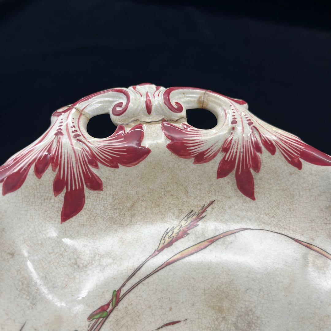 フランスアンティーク　サルグミンヌ 「PAPILLON」 コンポティエ