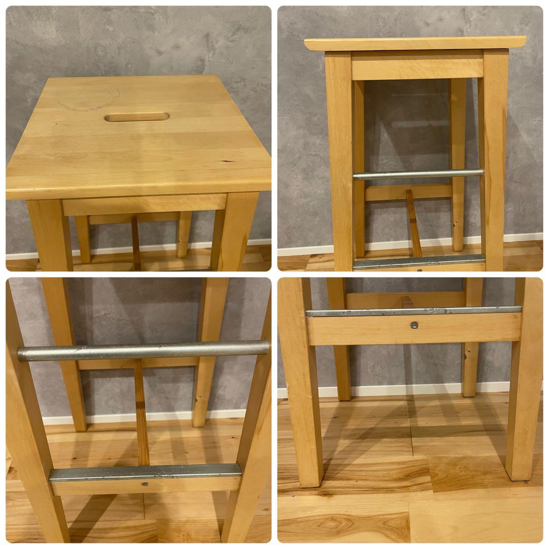 イケア BOSSE ボッセ カウンタースツール 2脚 ニルソッレ チェア