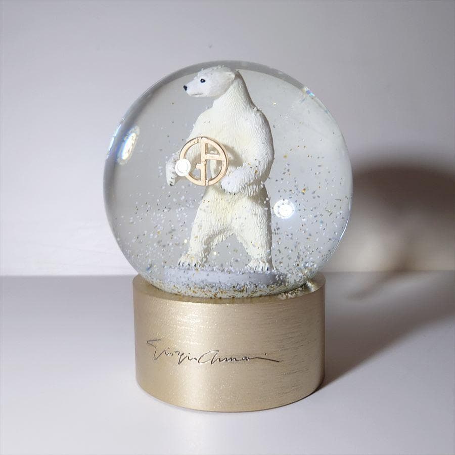 アルマーニ / カーザ【ARMANI /CASA】ベア スノードーム ケース付