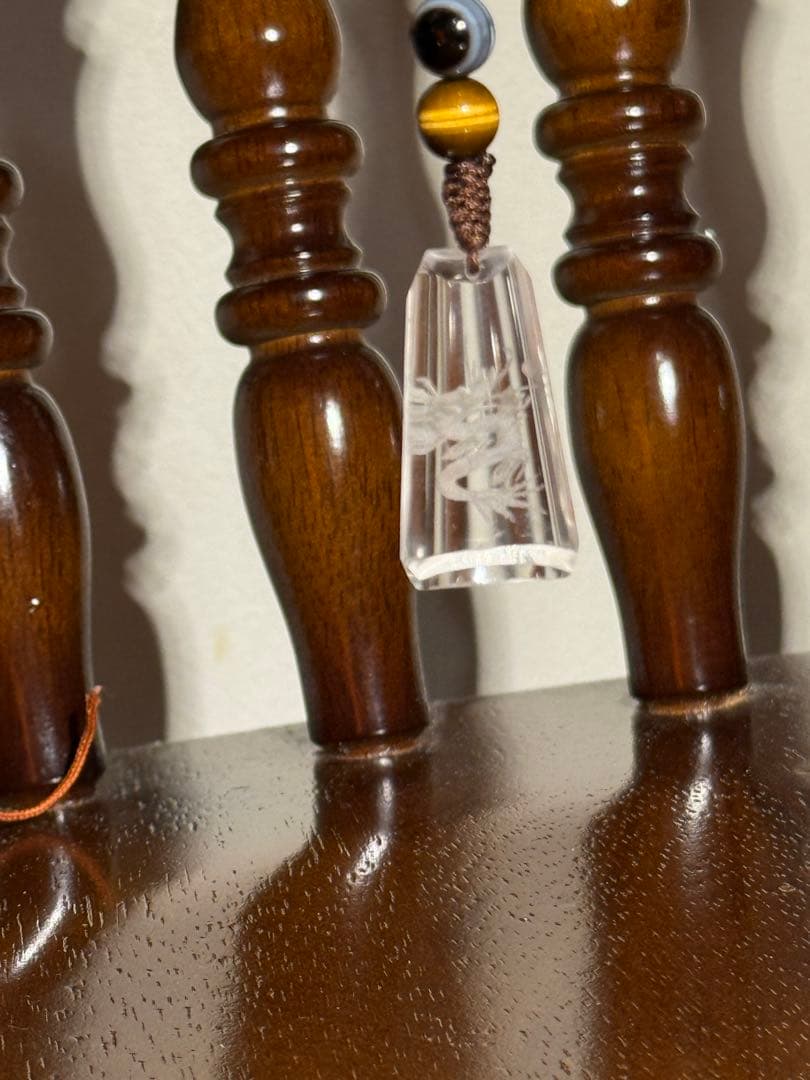 龍彫り水晶 ペンダントトップ