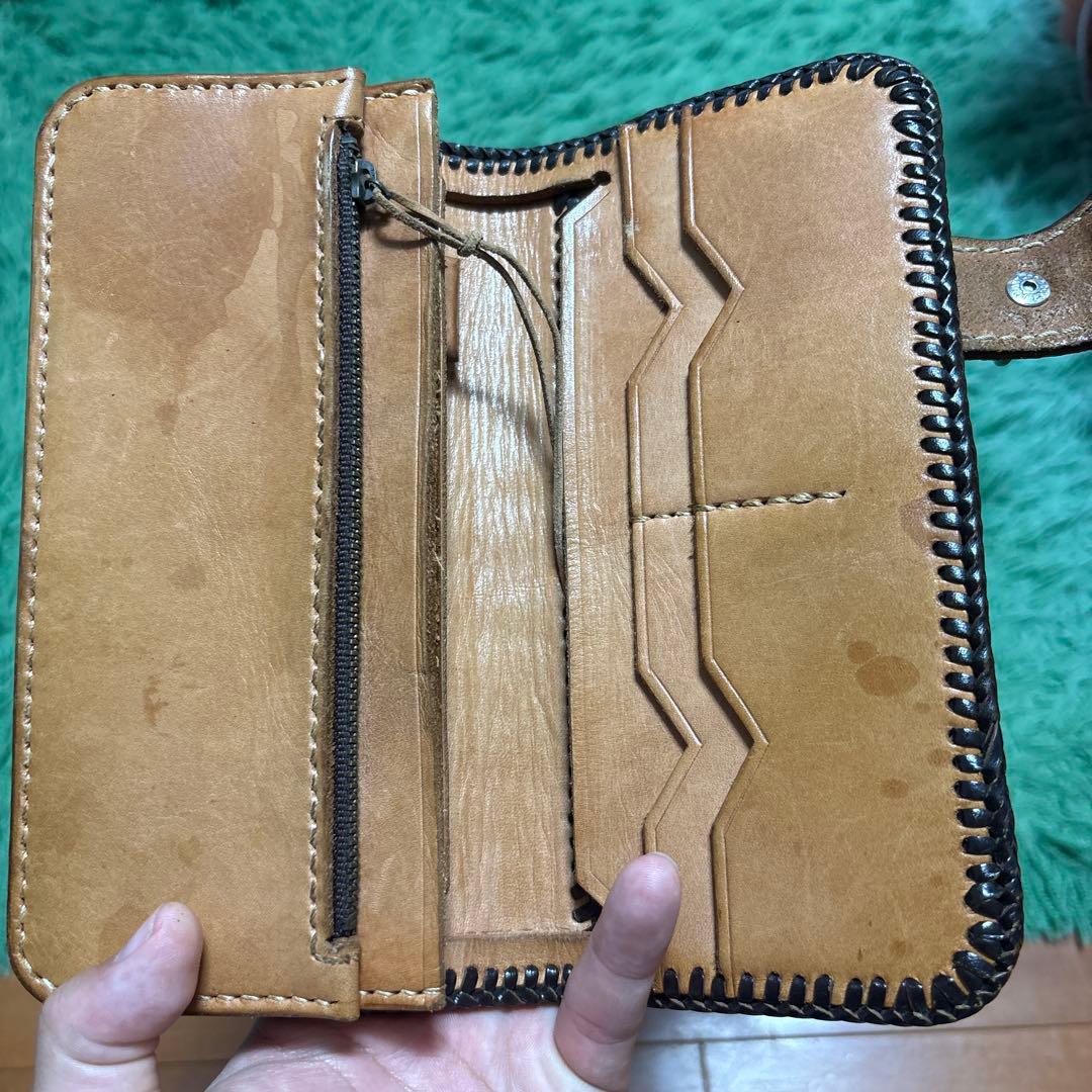アメリカン風ハンドメイド長財布