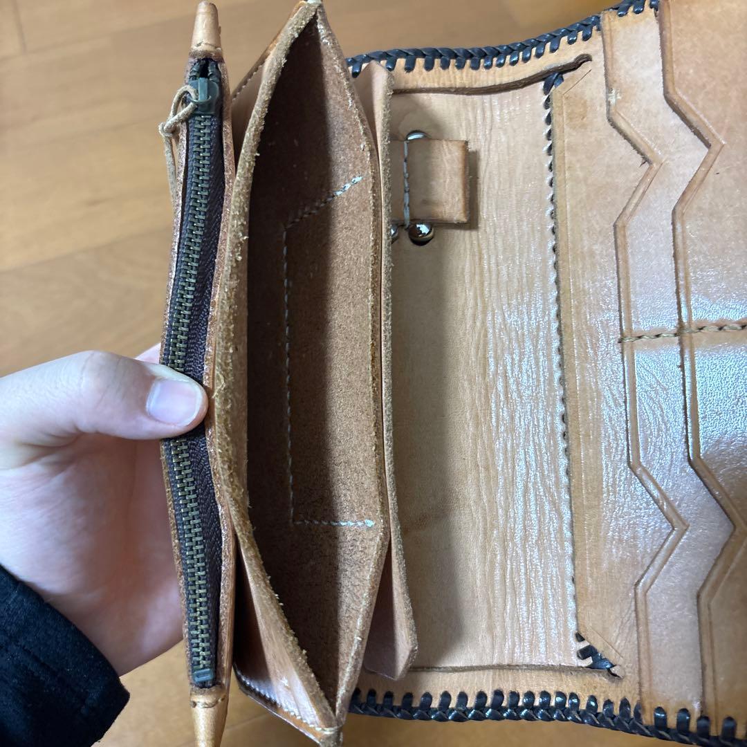 アメリカン風ハンドメイド長財布