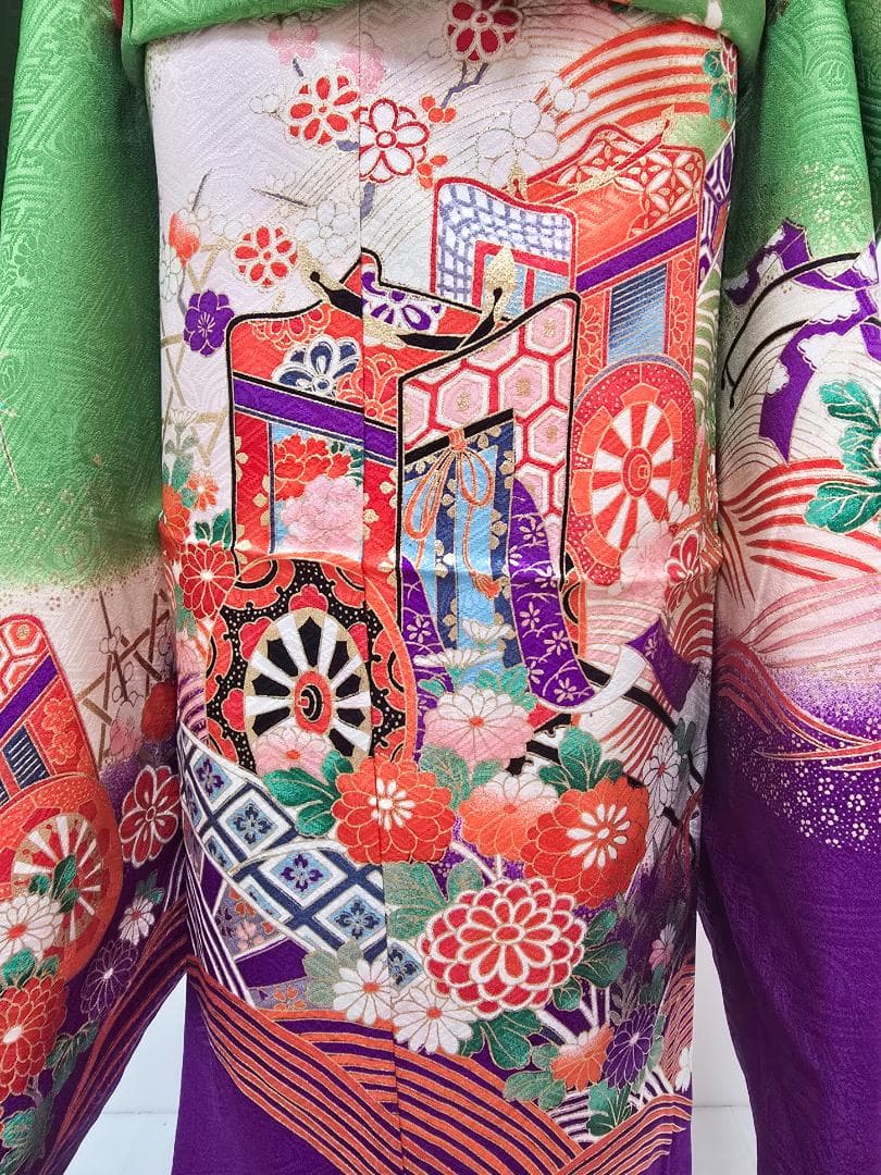 七五三　7歳　着物　フルセット　女の子 d06