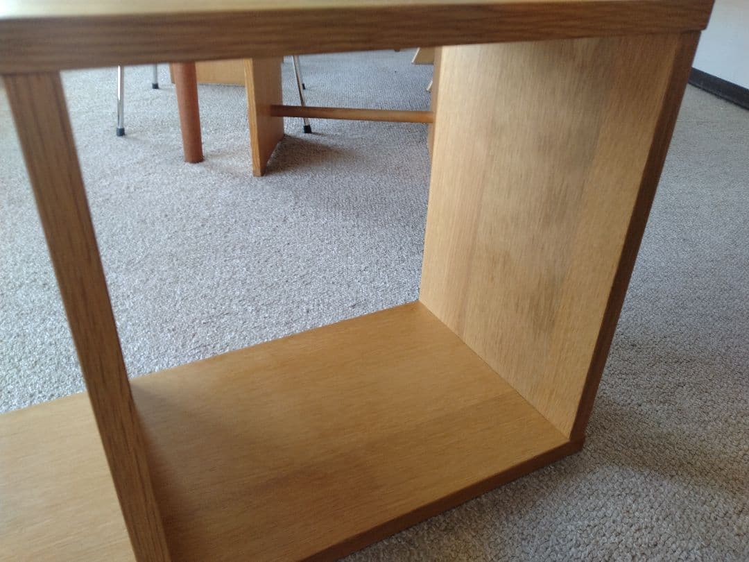 【美品】MUJI無印良品 スタッキングシェルフオーク材3段/チェストハーフ×2