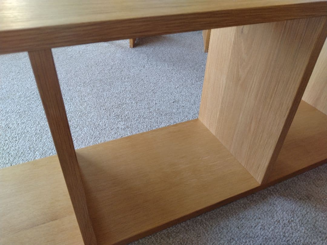 【美品】MUJI無印良品 スタッキングシェルフオーク材3段/チェストハーフ×2