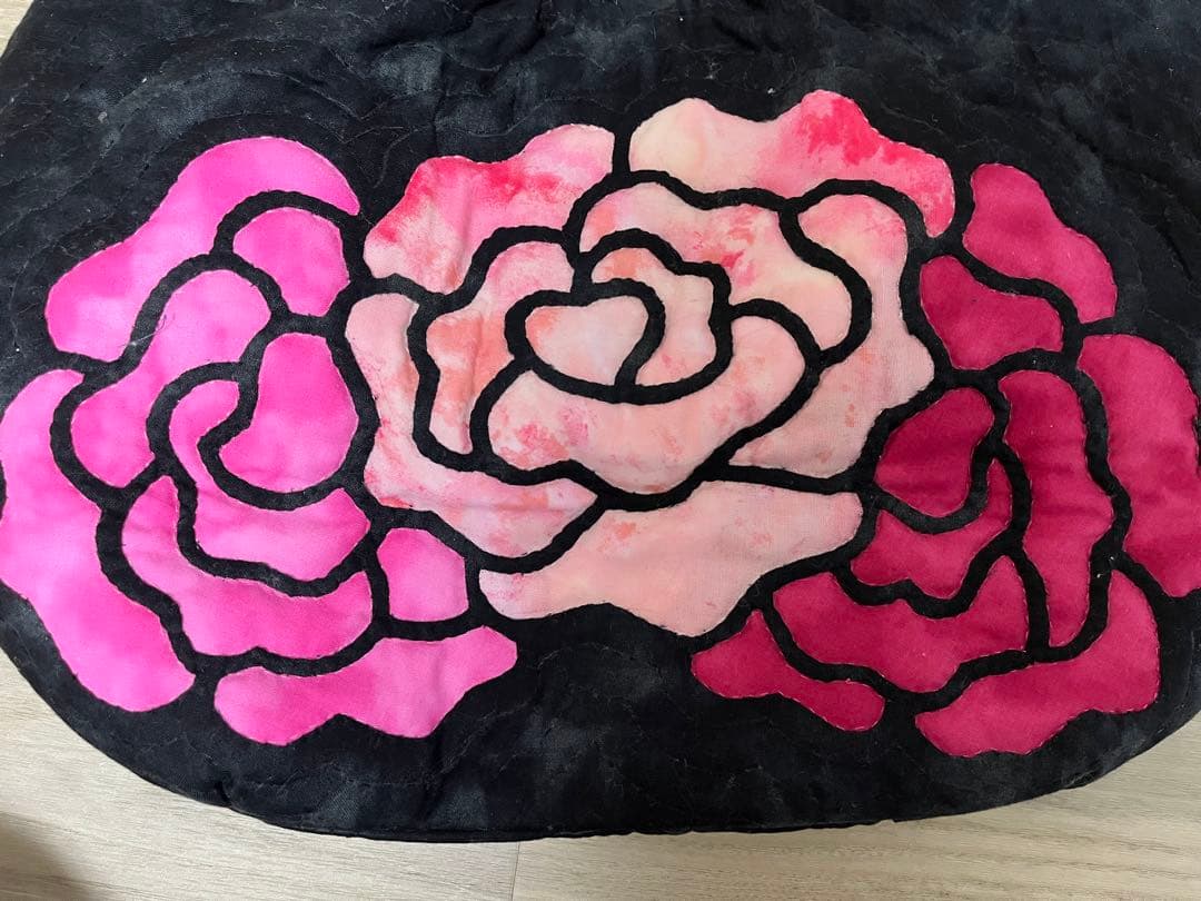 【ハワイアンキルト】　トートバッグ オールドローズ〜Classic Rose〜