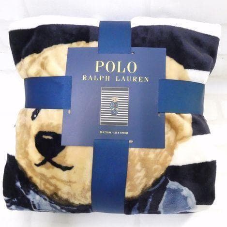 ポロ ラルフローレン ブランケット POLO BEAR ポロベア ボーダー