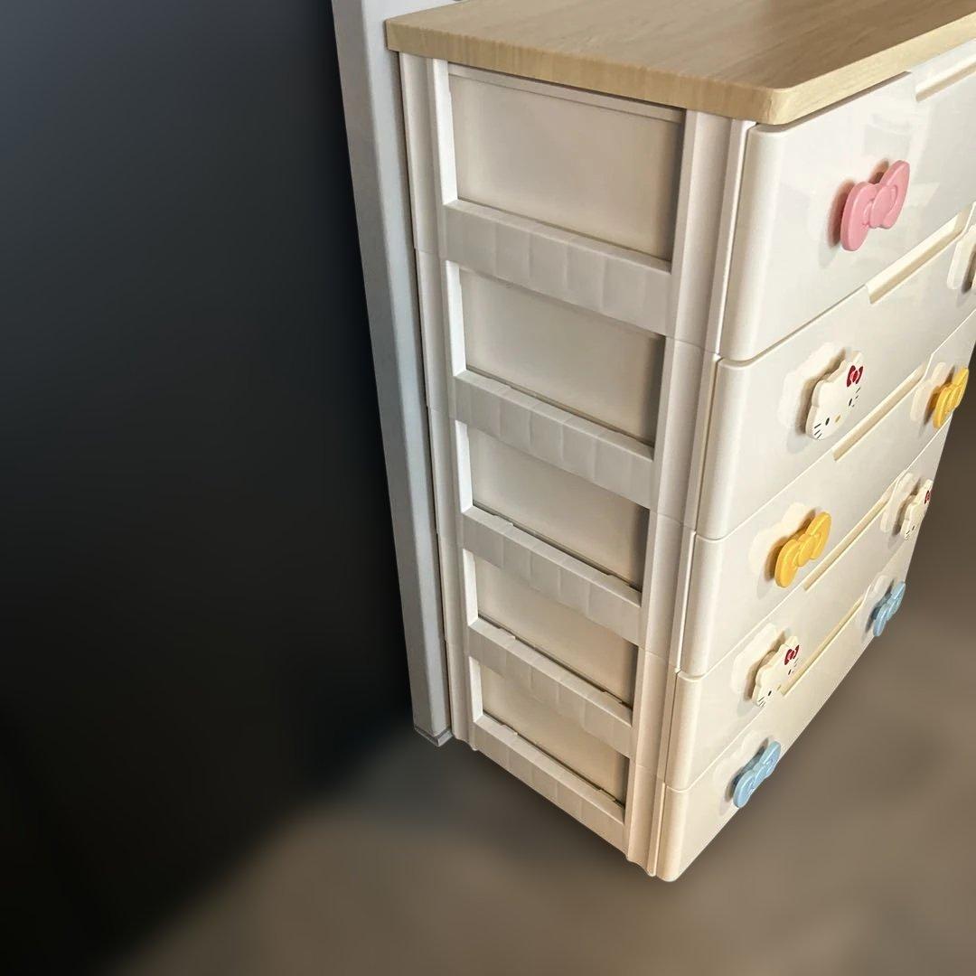 ❤︎ Betty Chan様専用❤︎ ハローキティ キッズチェスト 5段 タンス