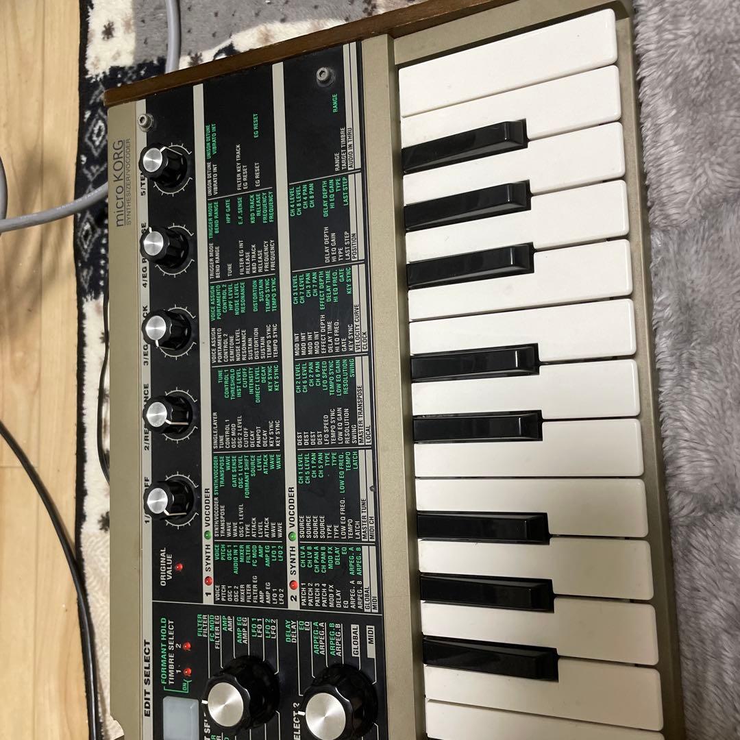 KORG microKORG シンセサイザー 37鍵 ジャンク - メルカリ