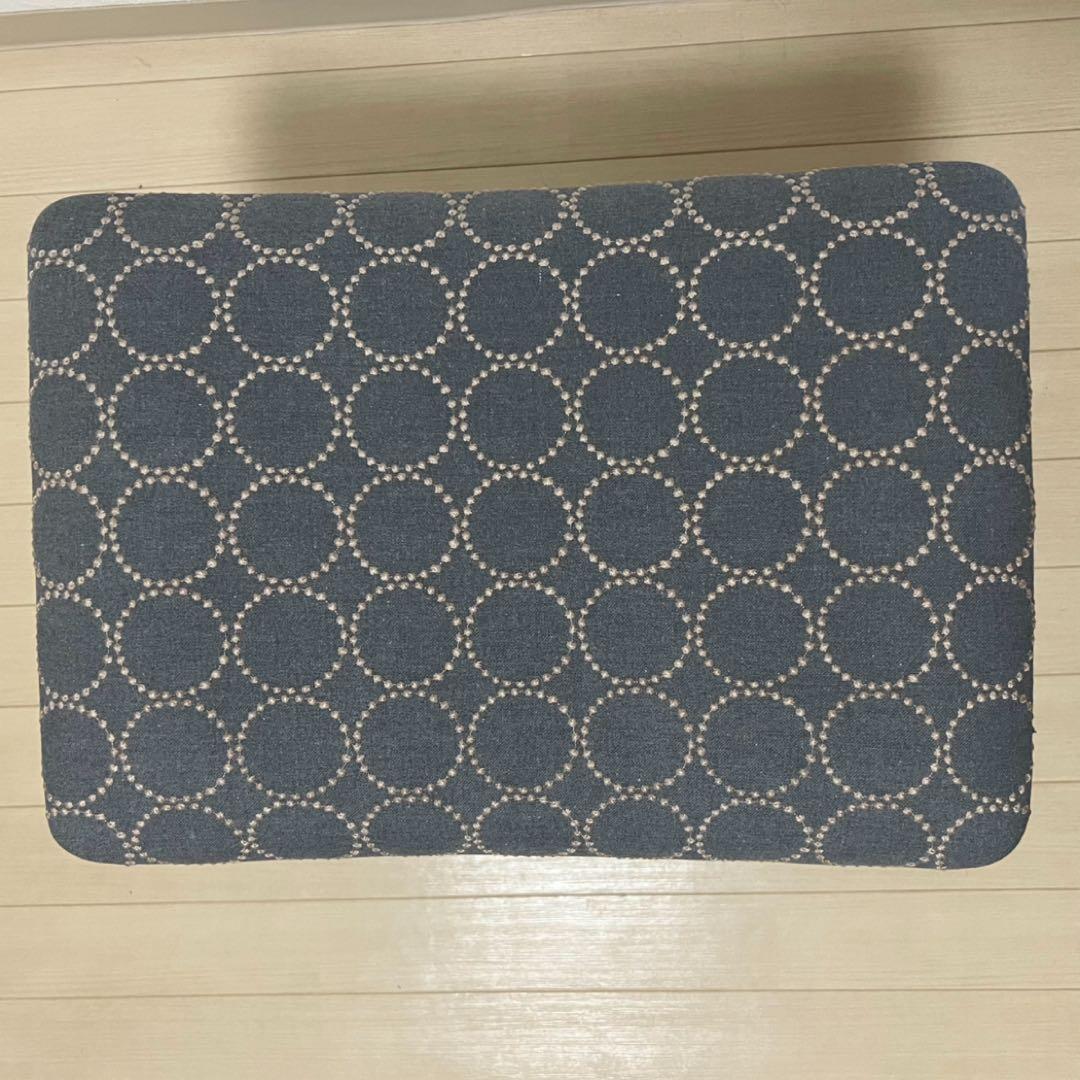 ミナペルホネン スツール タンバリン L４ 【グレー/ブルー】 椅子 オットマン