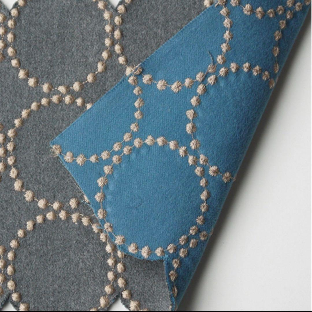 ミナペルホネン スツール タンバリン L４ 【グレー/ブルー】 椅子 オットマン