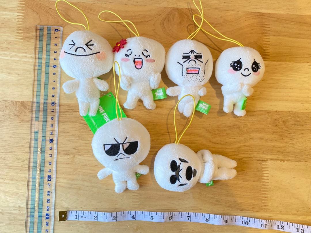 ラインフレンズ ぬいぐるみマスコット ムーン 6点まとめ売り - メルカリ