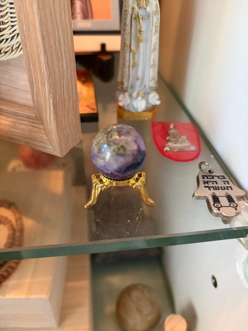 チャロアイト　台座付き