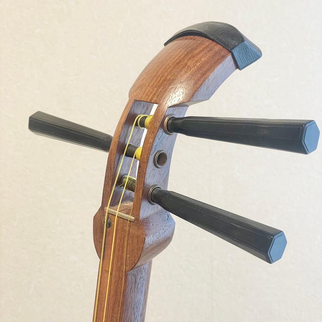 三味線 津軽三味線風 練習用 犬皮 表やぶれあり - メルカリ