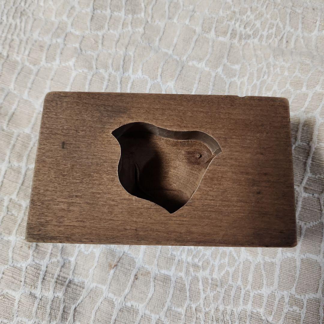 た*ま様 菓子木型-千鳥　古い 木型 菓子型 和菓子 木製 古道具 古物