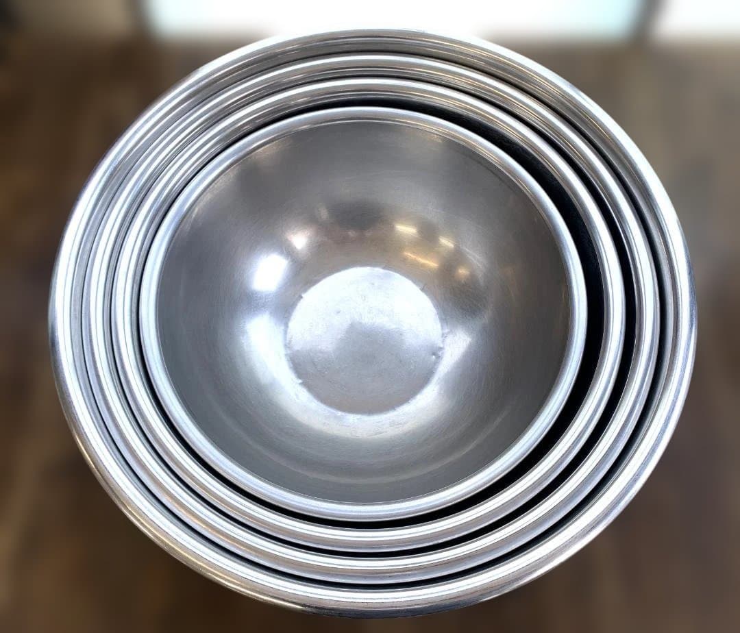 遠藤商事 業務用 18-8ステンレス ボール φ60・55・50・45cm ５個