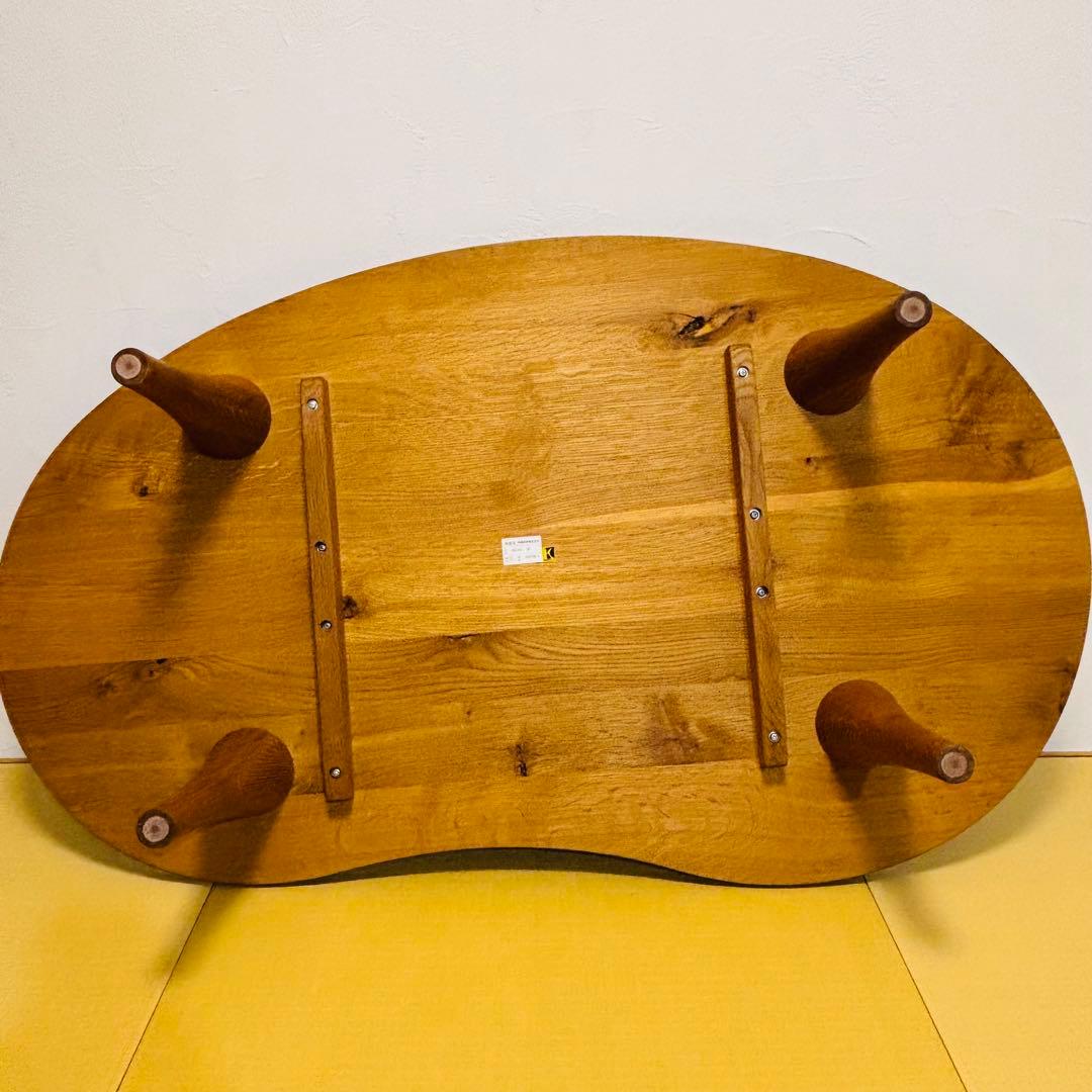 飛騨産業 HIDA キツツキ 森のことば 豆型 無垢材 テーブル