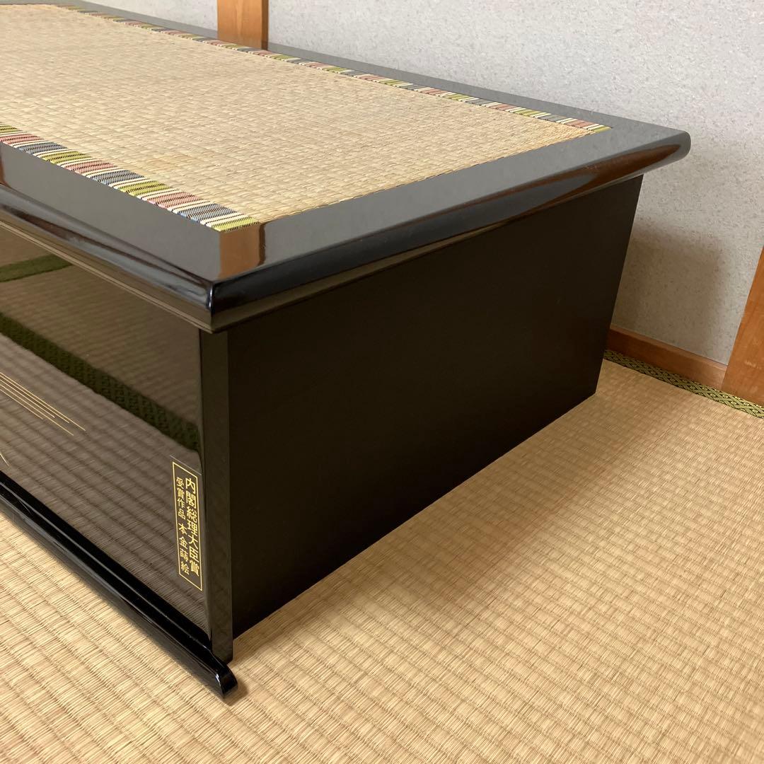 平飾り台　五月人形　畳台座　木製黒塗台　端午の節句　子供の日　鎧兜