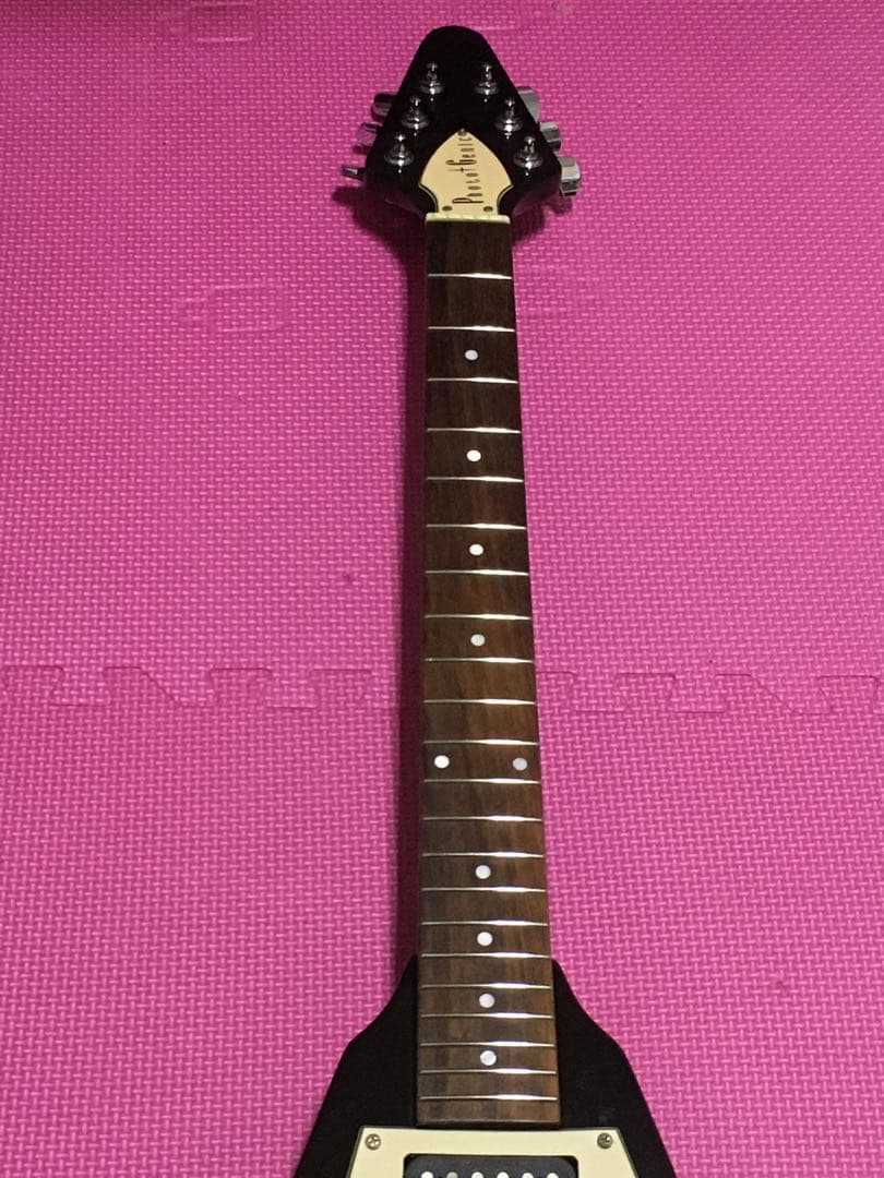 エレキギター フライングV 楽器 Photogenic flying V 黒白 - メルカリ