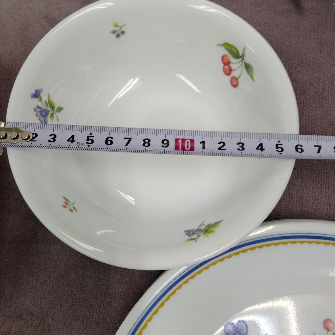 コレール 花柄食器セット 中皿 大皿 サラダボール 平皿20点