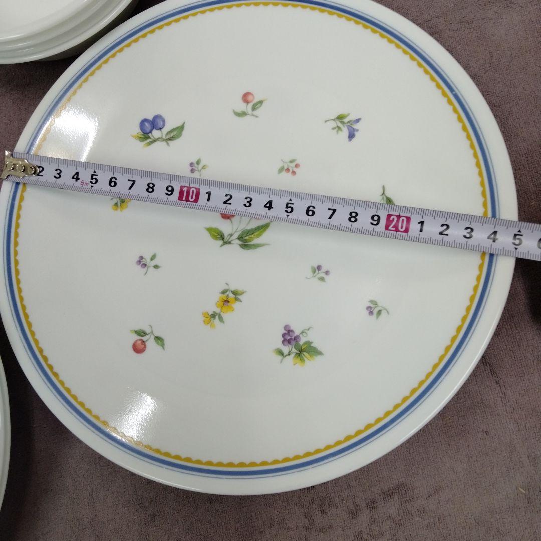 コレール 花柄食器セット 中皿 大皿 サラダボール 平皿20点