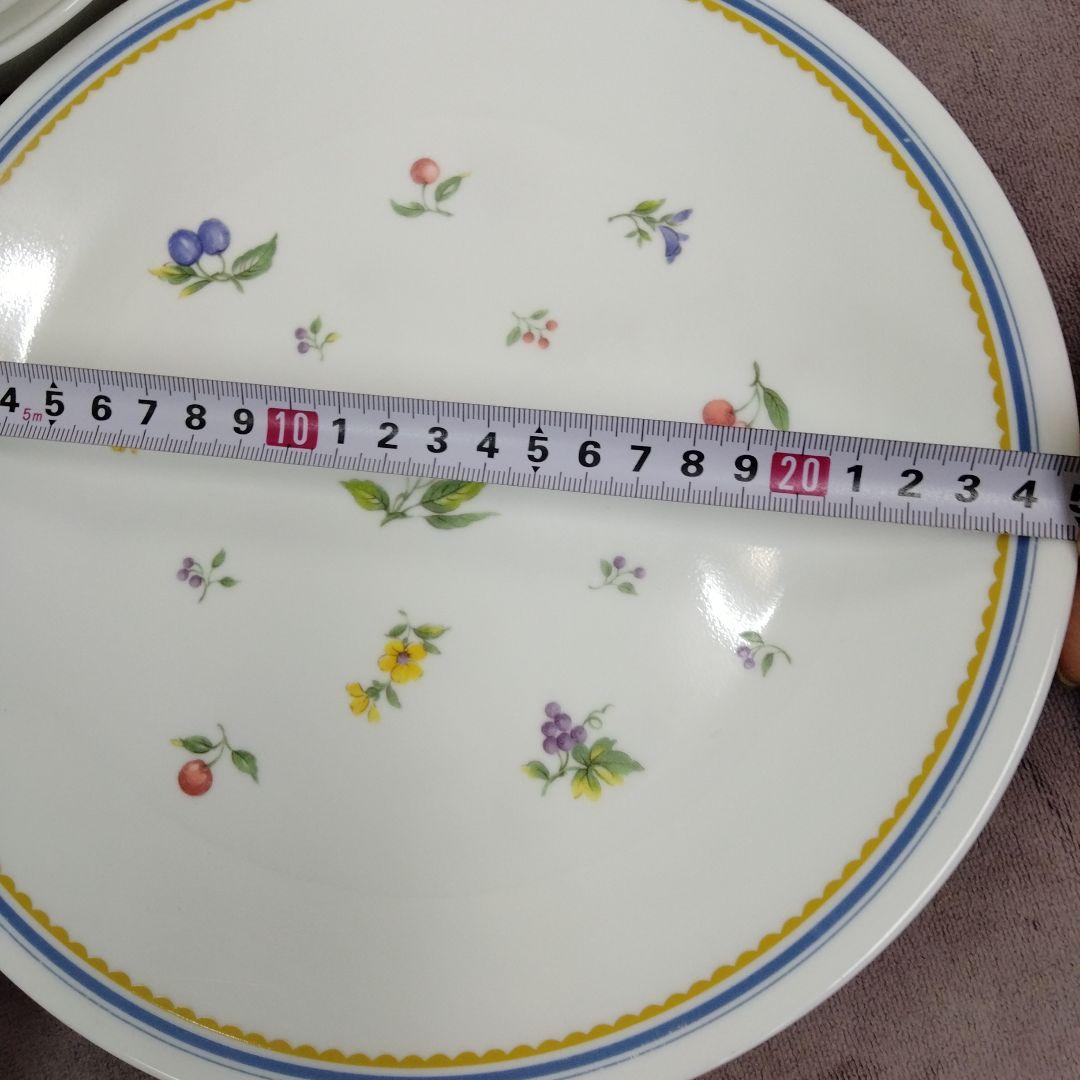 コレール 花柄食器セット 中皿 大皿 サラダボール 平皿20点