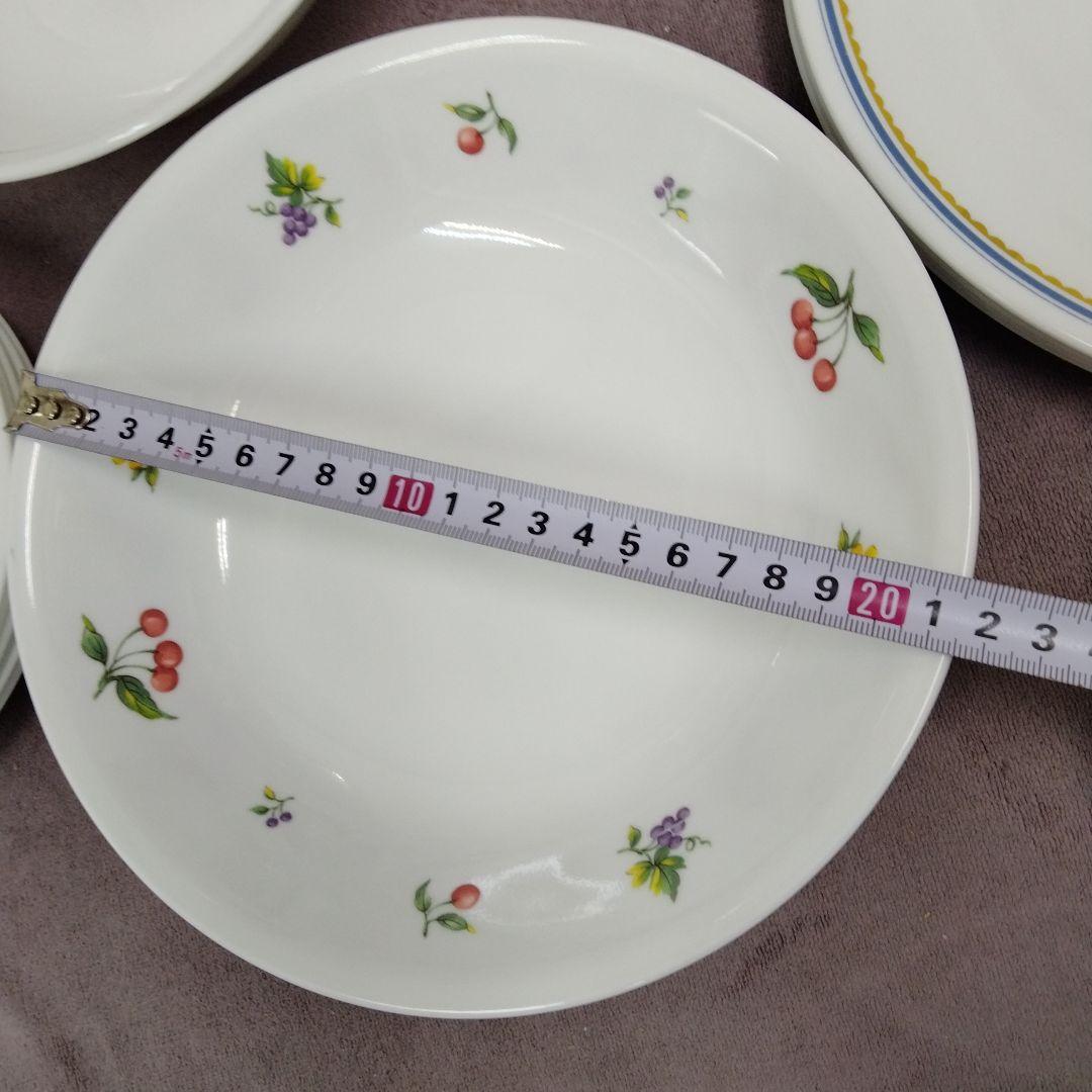 コレール 花柄食器セット 中皿 大皿 サラダボール 平皿20点