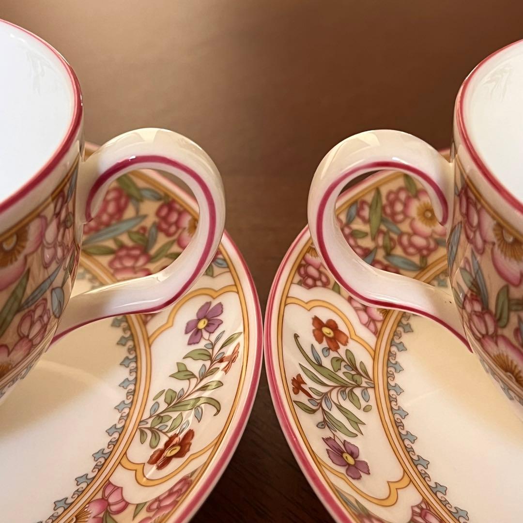 【未使用美品】ミントン★アジアンフラワー★C/S ペア（お箱無し）