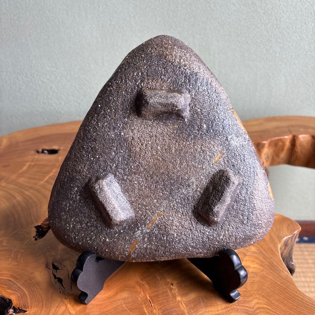 【訳あり】 苧坂恒治造 三角皿 人気作家 金直し