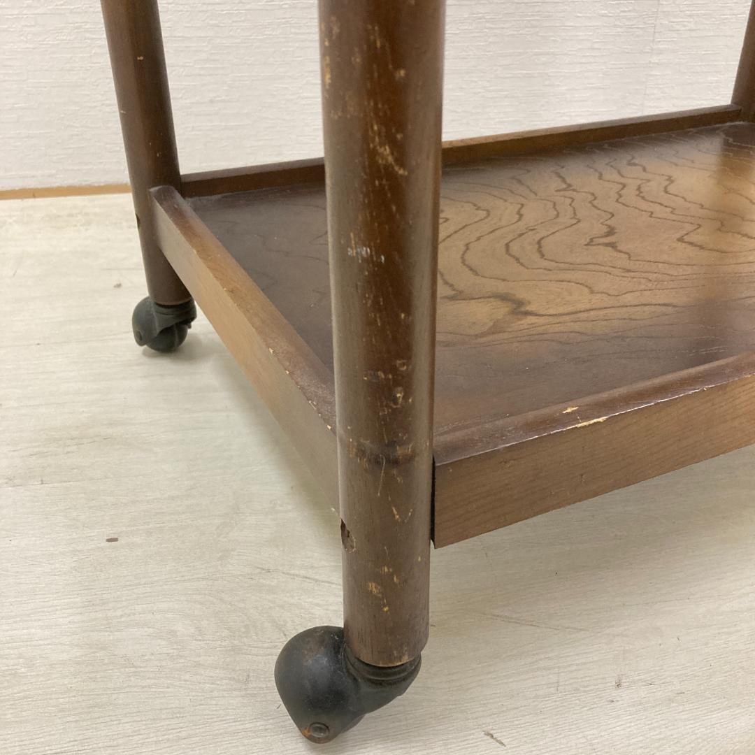 【飛騨産業】オールドキツツキ　ヴィンテージ　キッチンワゴン　トレー