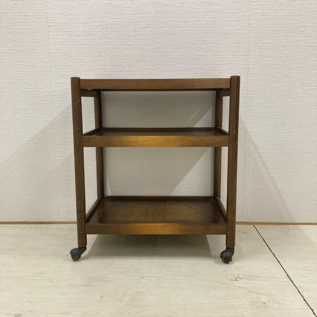 【飛騨産業】オールドキツツキ　ヴィンテージ　キッチンワゴン　トレー