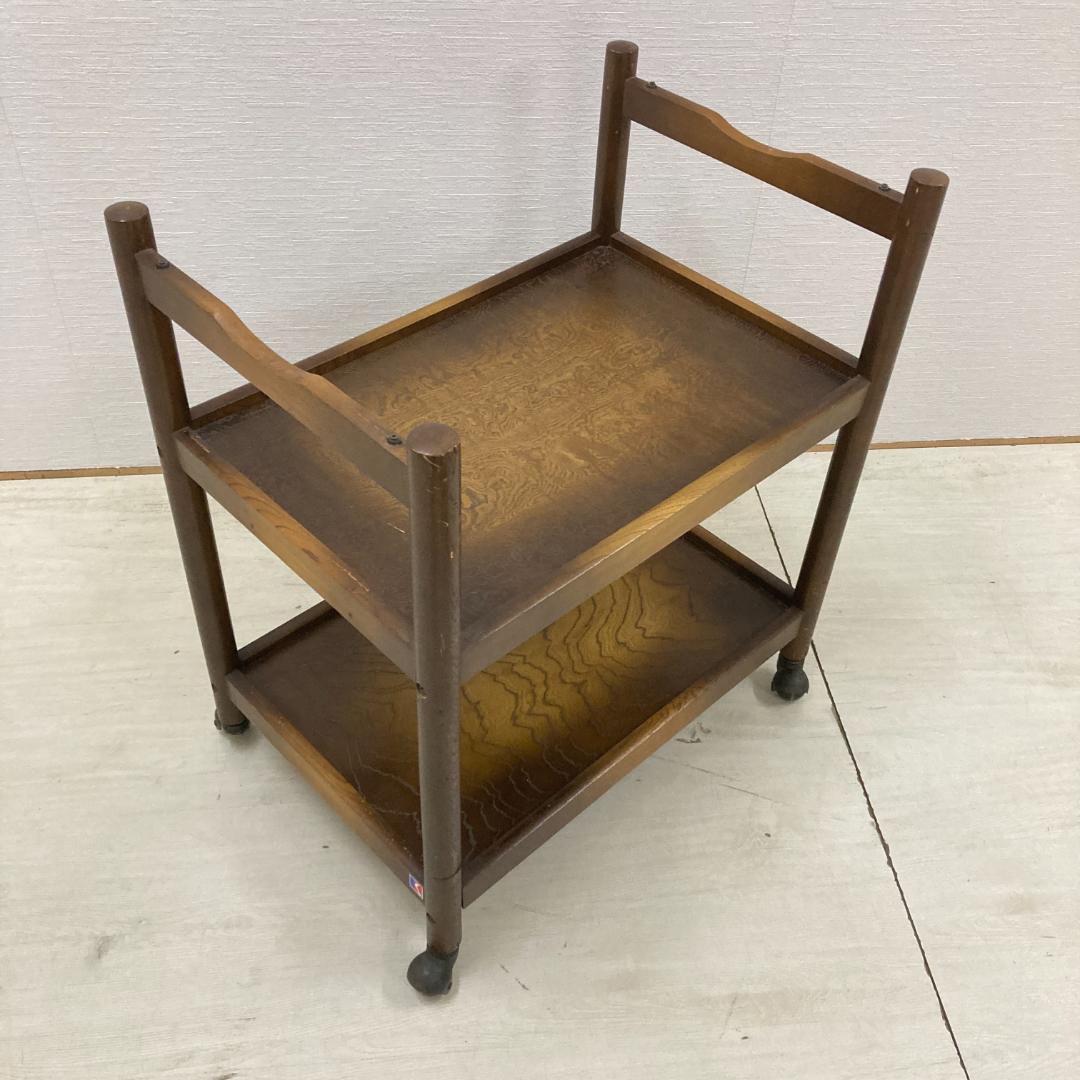 【飛騨産業】オールドキツツキ　ヴィンテージ　キッチンワゴン　トレー