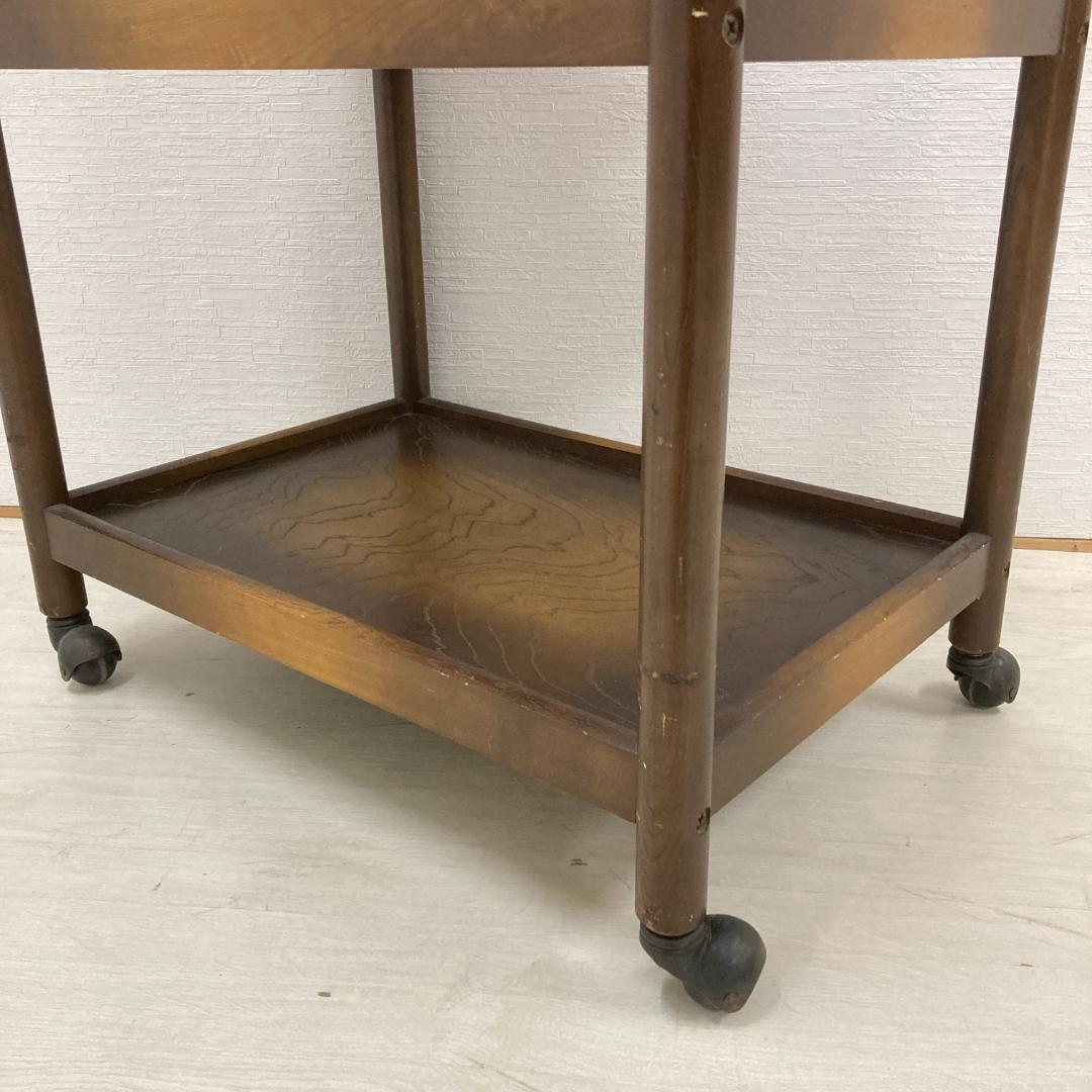 【飛騨産業】オールドキツツキ　ヴィンテージ　キッチンワゴン　トレー