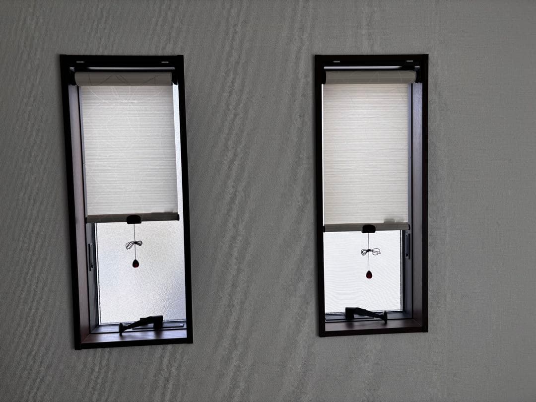 アイボリー　和柄ロールスクリーン 5本セット