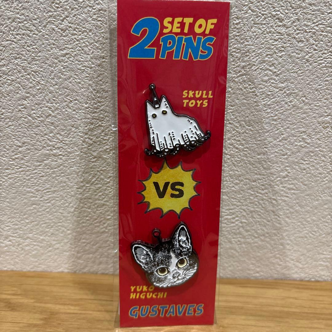 ボリス雑貨店 ヒグチユウコ ピンズ SKULL TOYS×HIGUCHIYUKO