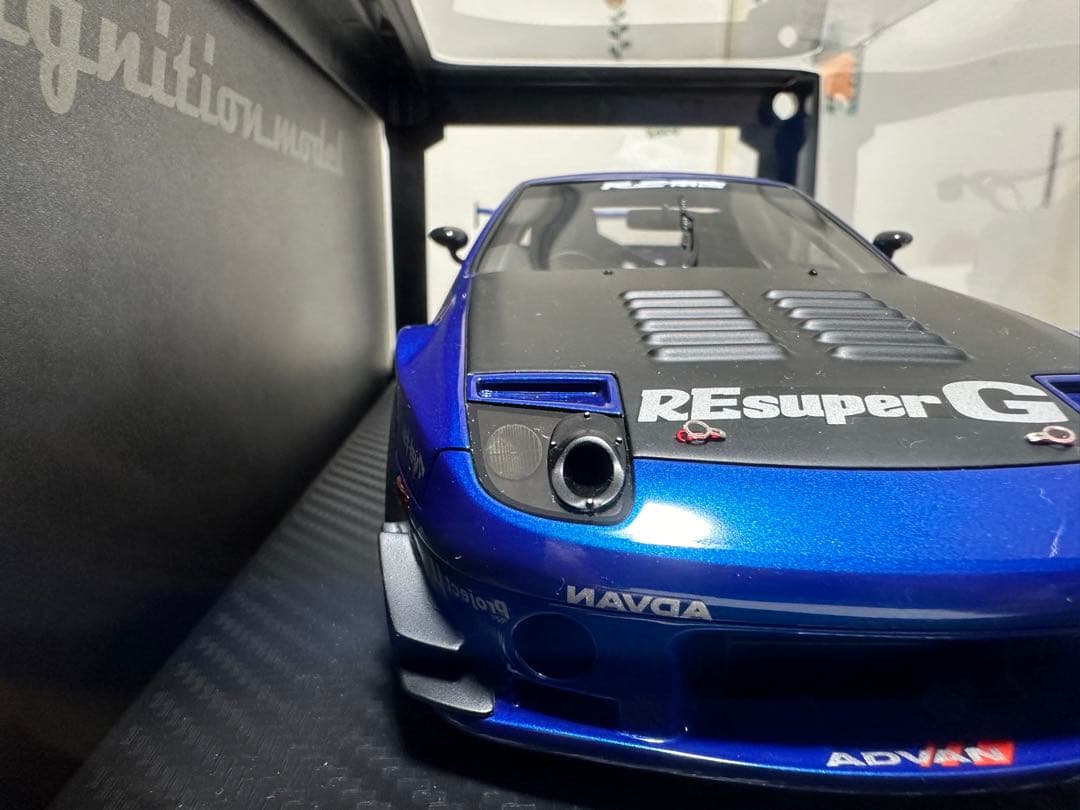 イグニッションモデル RX-7 FC3S RE雨宮 1/18 MAZDA 青